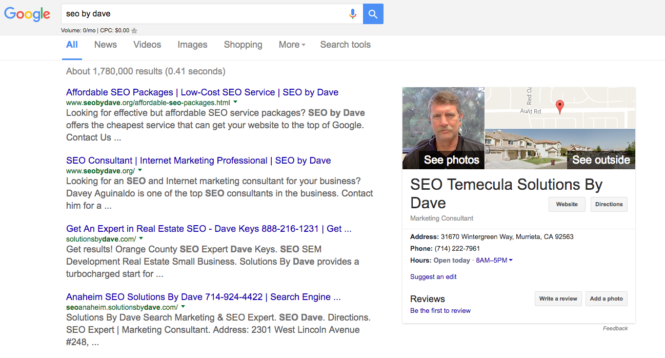 SEO by Dave