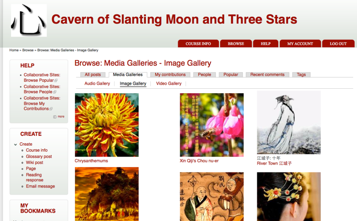 The Cavern of Slanting Moon and Three Stars